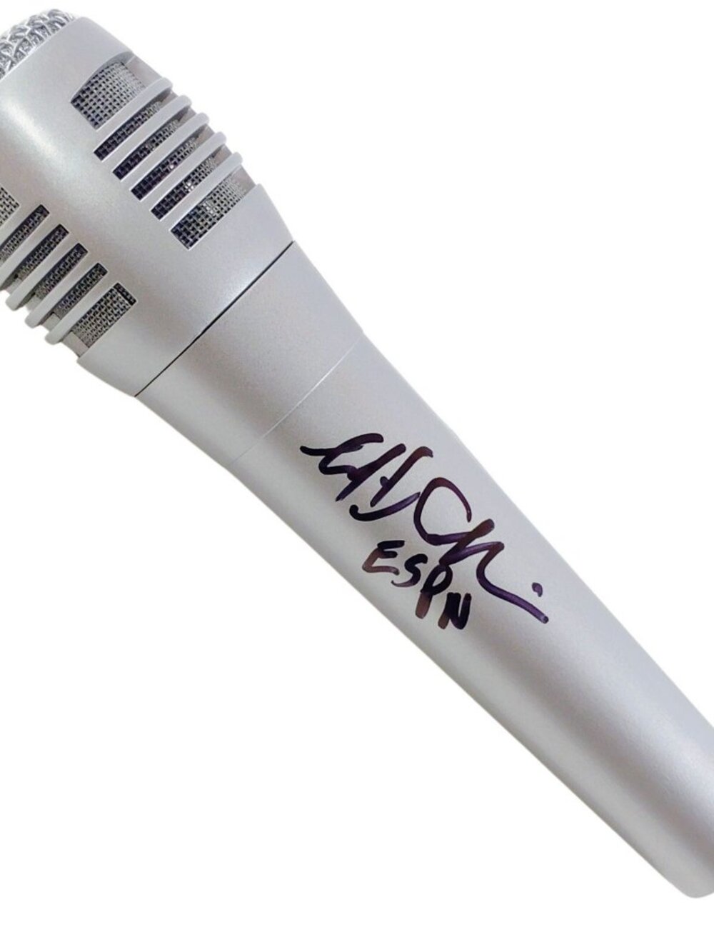 Michael Collins Signed Microphone ESPN PGA Golf Autograph COA Proof